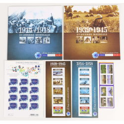 LOT DE 40 TIMBRES AUTOADHÉSIFS VP LETTRES 20G MONDE, FORMAT COLLECTORS/CARNET
