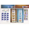 LOT DE 40 TIMBRES AUTOADHÉSIFS VP LETTRES 20G MONDE, FORMAT COLLECTORS/CARNET