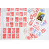 FRANCE LOT DE TIMBRES AUTOADHÉSIFS MODERNES TIMBRES NEUFS** VALEUR FACIALE 145€