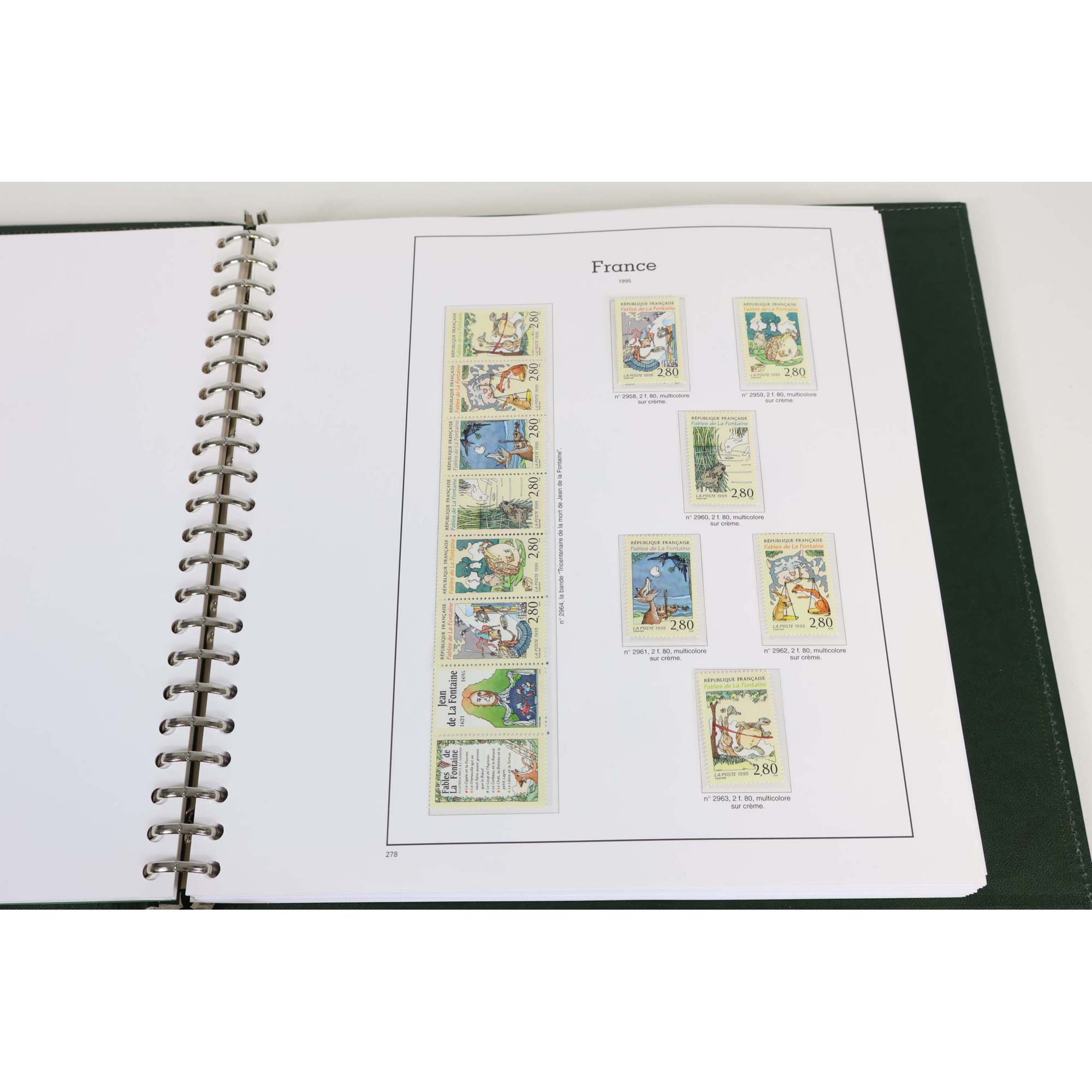 FRANCE COLLECTION COMPLÈTE 1992 À 1999 TIMBRES NEUFS** CLASSEUR HT DE GAMME YT