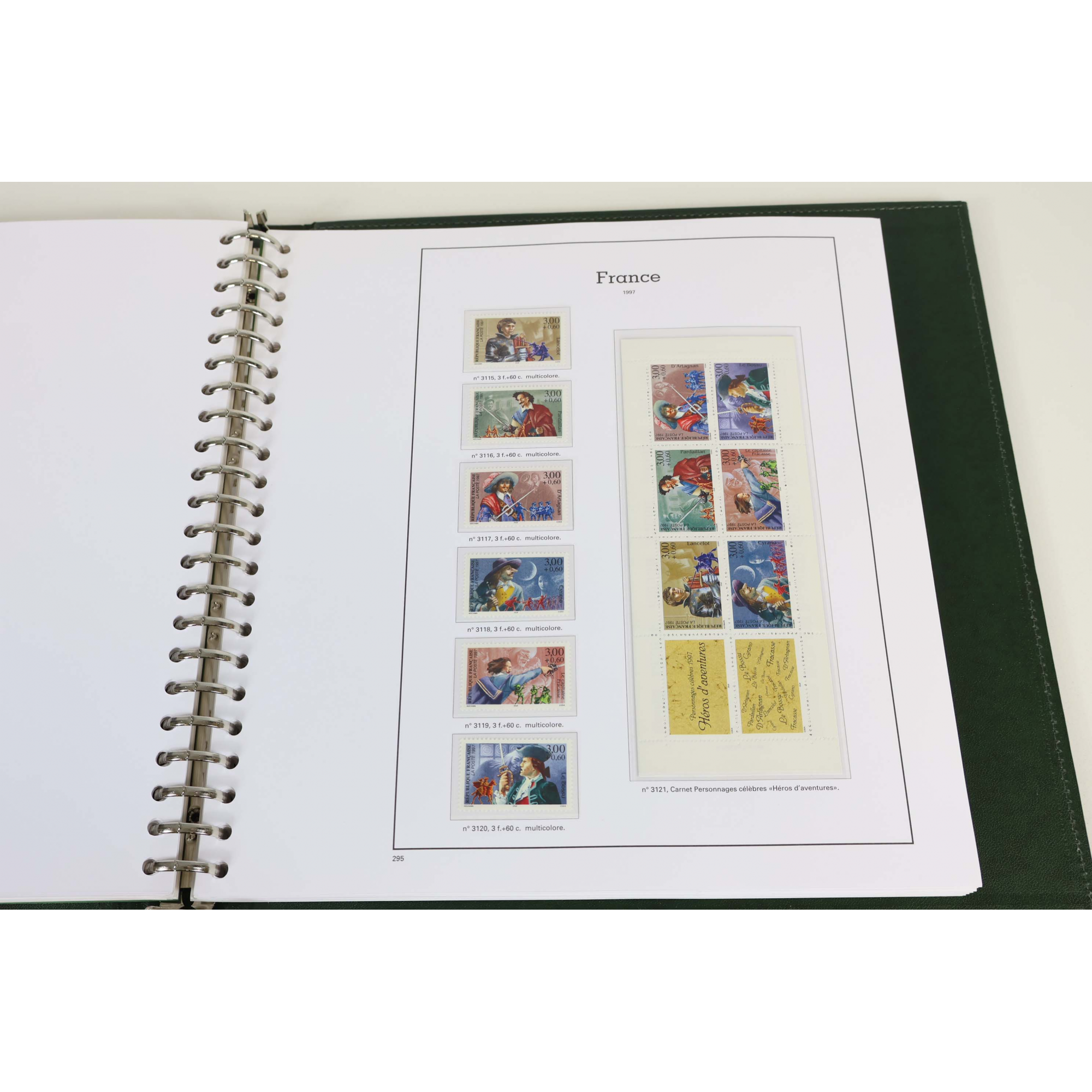 FRANCE COLLECTION COMPLÈTE 1992 À 1999 TIMBRES NEUFS** CLASSEUR HT DE GAMME YT