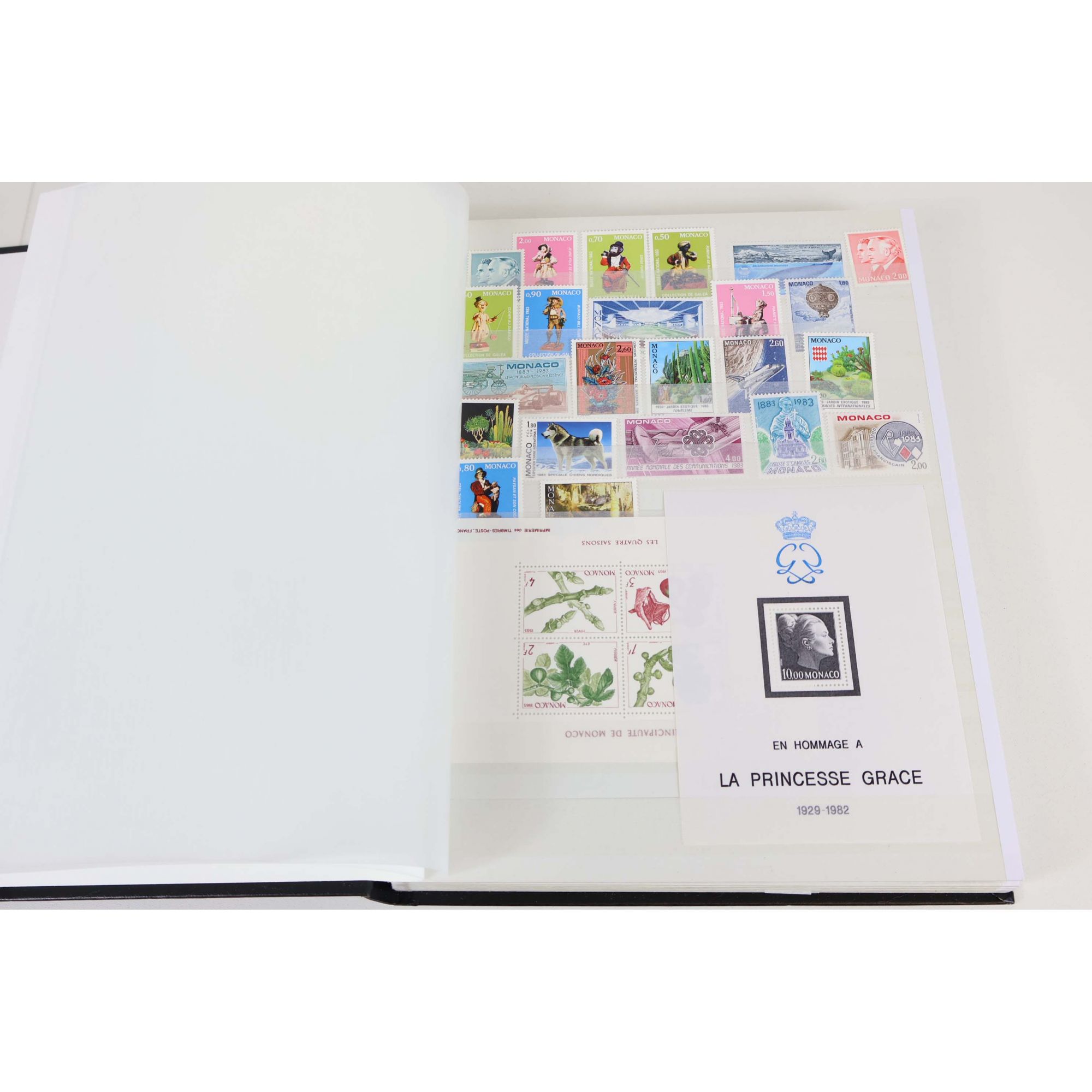 MONACO COLLECTION ANCIENNE ET MODERNE, TIMBRES NEUFS** FORTE FACIALE + COTE