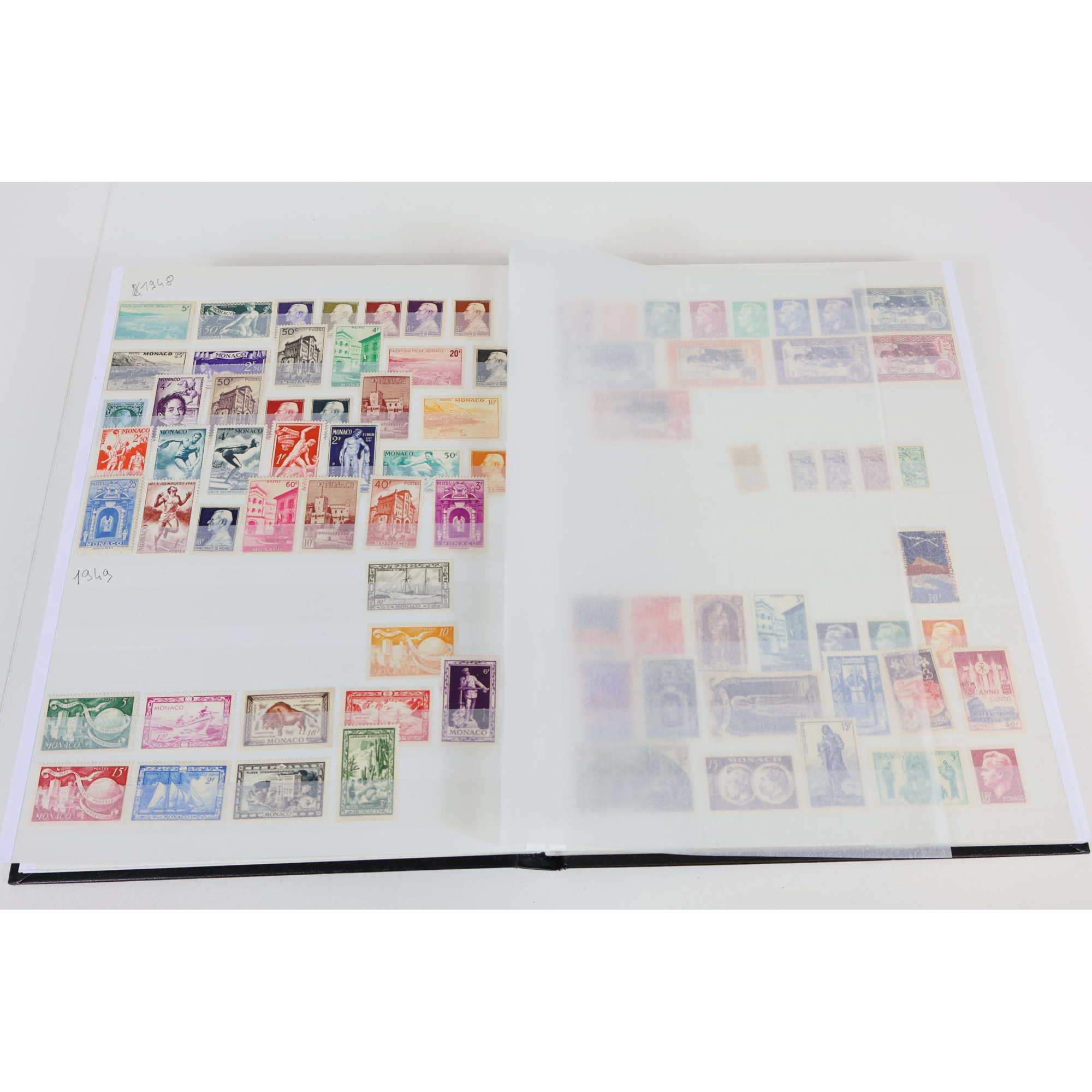 MONACO COLLECTION ANCIENNE ET MODERNE, TIMBRES NEUFS** FORTE FACIALE + COTE