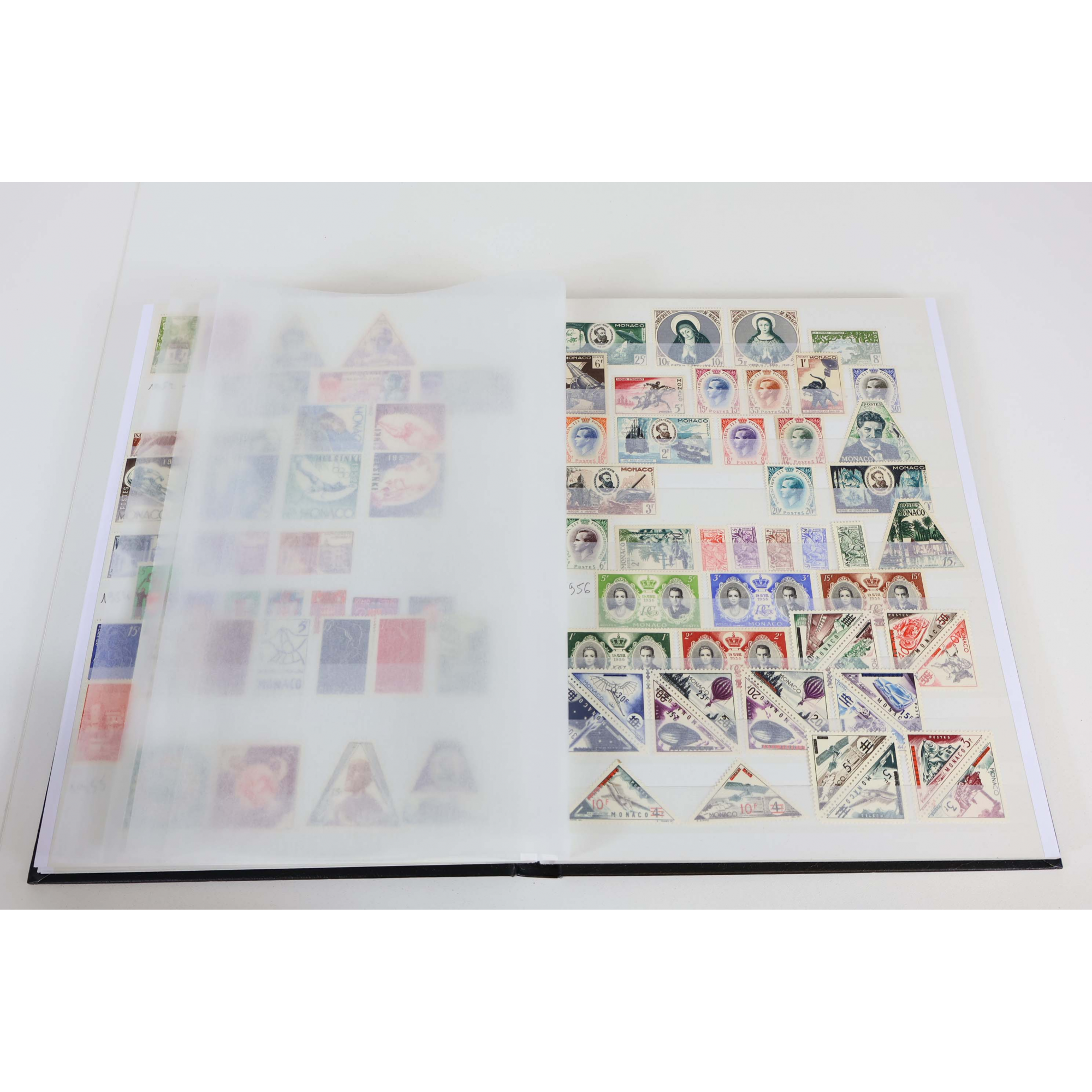 MONACO COLLECTION ANCIENNE ET MODERNE, TIMBRES NEUFS** FORTE FACIALE + COTE