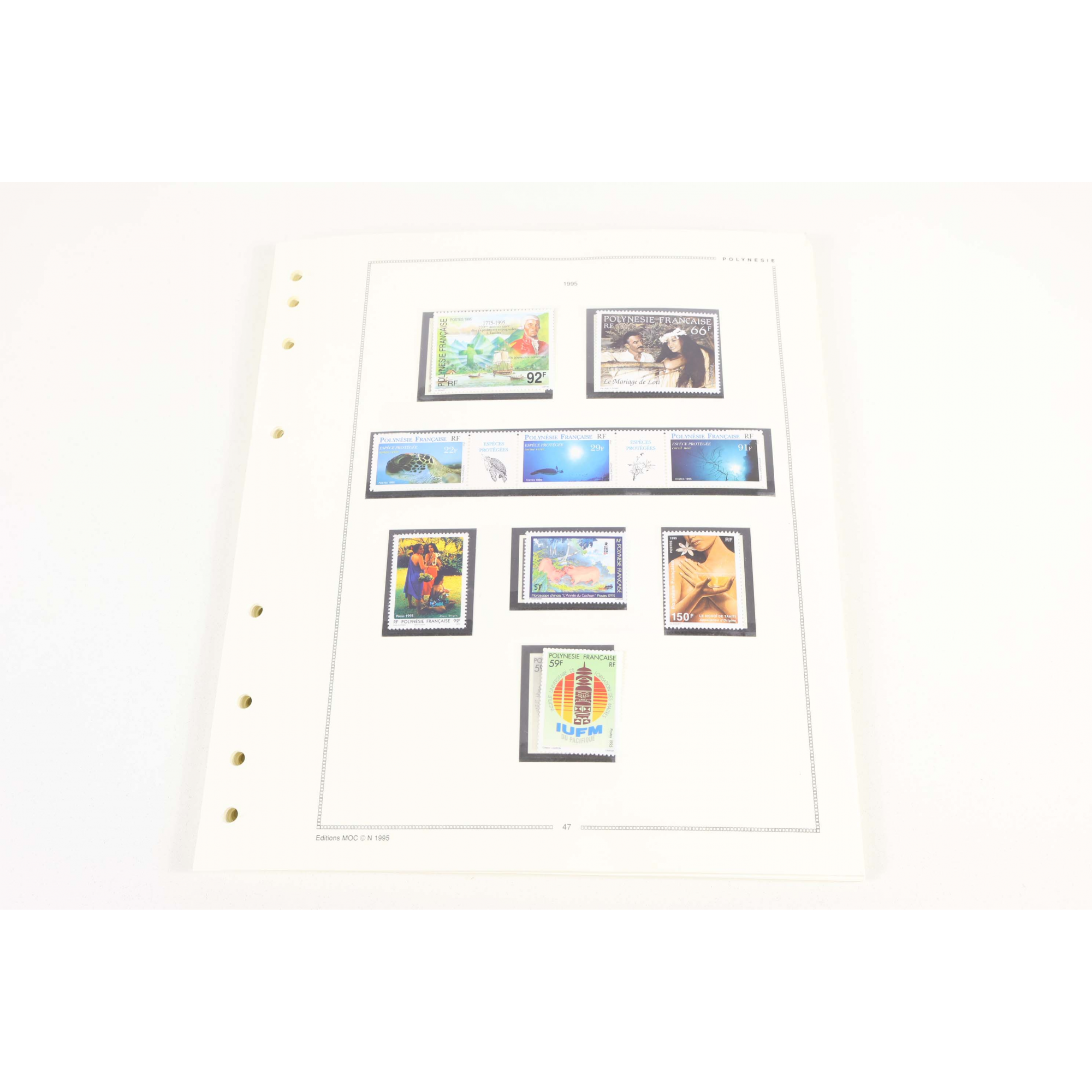 POLYNÉSIE COLLECTION QUASI COMPLÈTE DE 1995 À 2004 TIMBRES NEUFS** FACIALE 310€