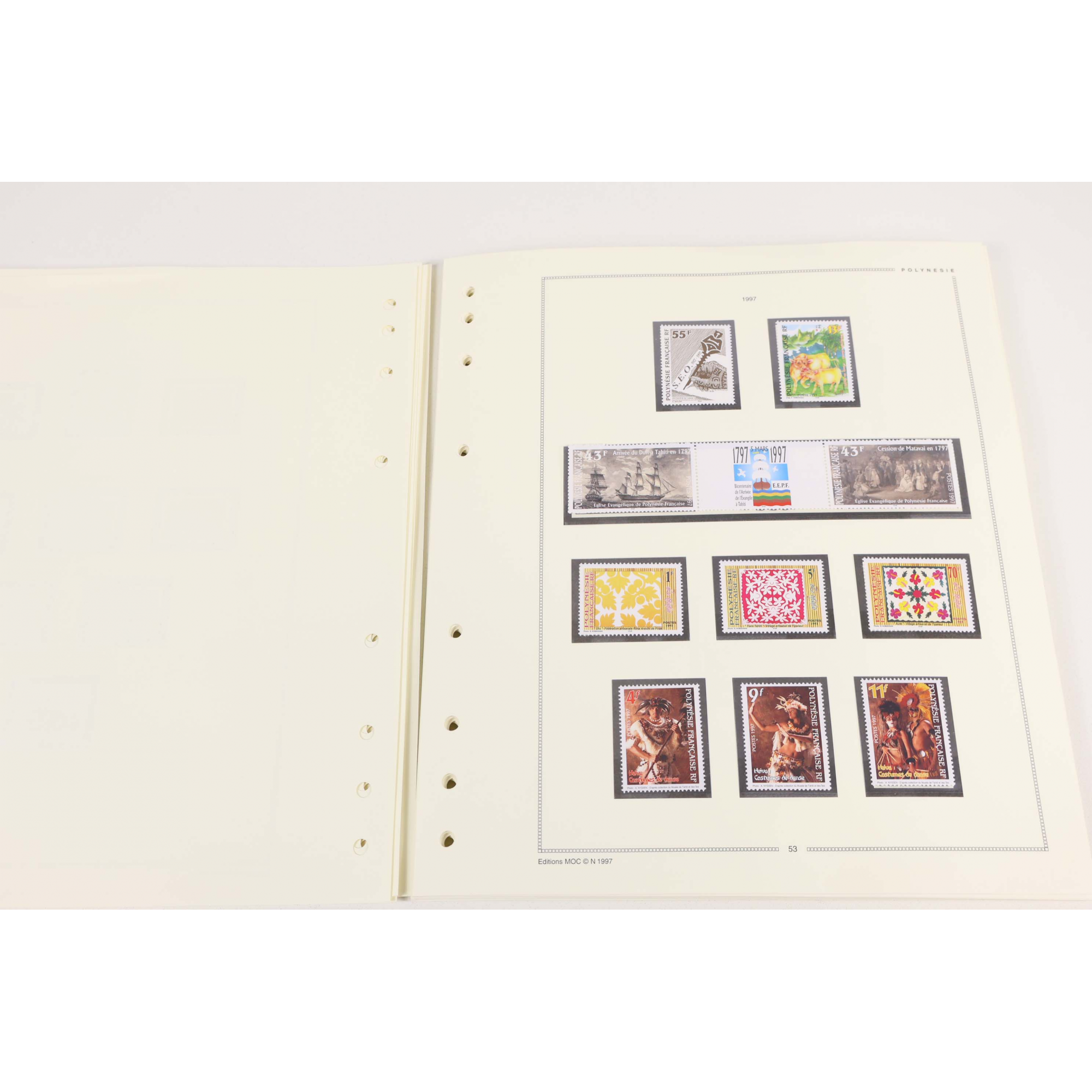 POLYNÉSIE COLLECTION QUASI COMPLÈTE DE 1995 À 2004 TIMBRES NEUFS** FACIALE 310€
