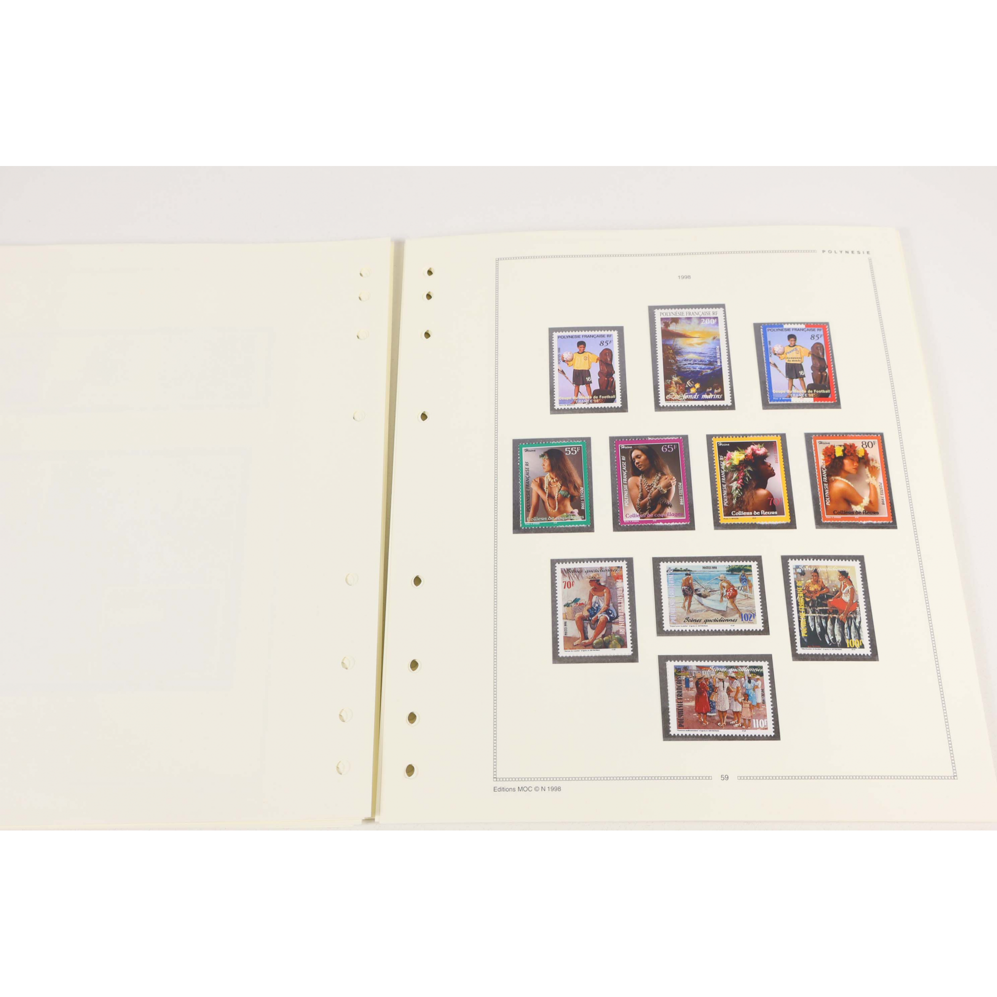POLYNÉSIE COLLECTION QUASI COMPLÈTE DE 1995 À 2004 TIMBRES NEUFS** FACIALE 310€