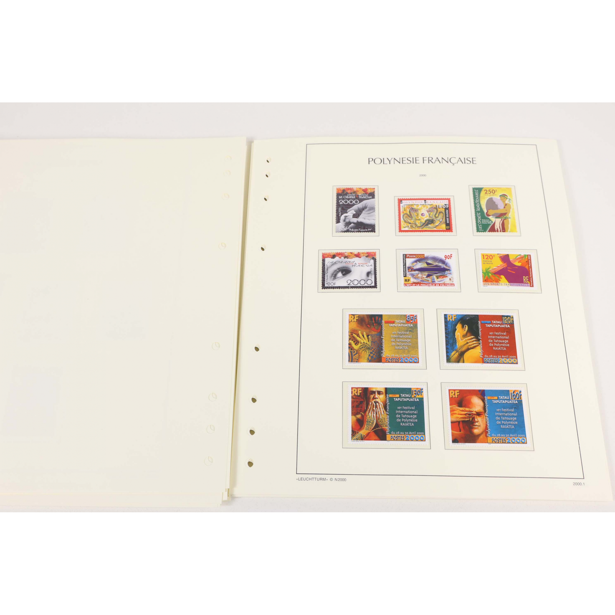 POLYNÉSIE COLLECTION QUASI COMPLÈTE DE 1995 À 2004 TIMBRES NEUFS** FACIALE 310€