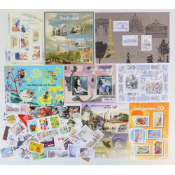 FRANCE LOT DE TIMBRES ET BLOCS-FEUILLETS NEUFS** DE 2016 FACIALE 88€