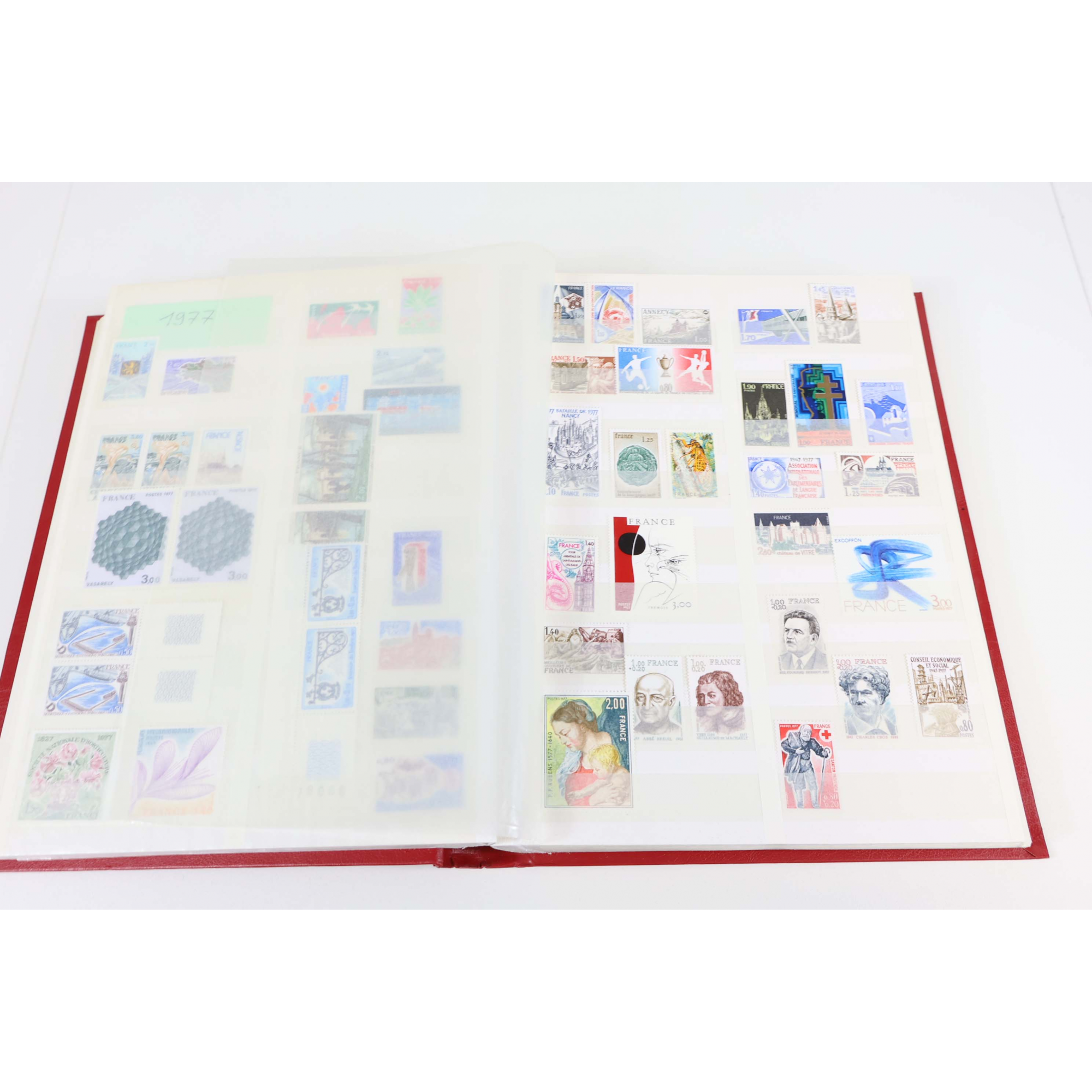 COLLECTION DE FRANCE DE 1970 À 1978 TIMBRES NEUFS** PARFOIS EN DOUBLE BEL ALBUM