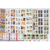 300 TIMBRES AUTOADHÉSIFS LETTRES VERTES 20G VP FRANCE, CARNETS POUR AFFRANCHIR