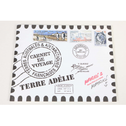 TAAF N° C308 CARNET DE VOYAGE TERRE ADÉLIE, EDITION PRESTIGE, 2001