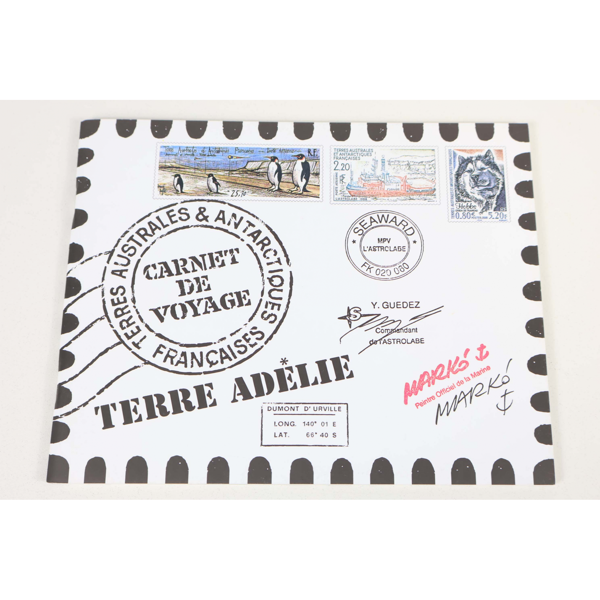 TAAF N° C308 CARNET DE VOYAGE TERRE ADÉLIE, EDITION PRESTIGE, 2001