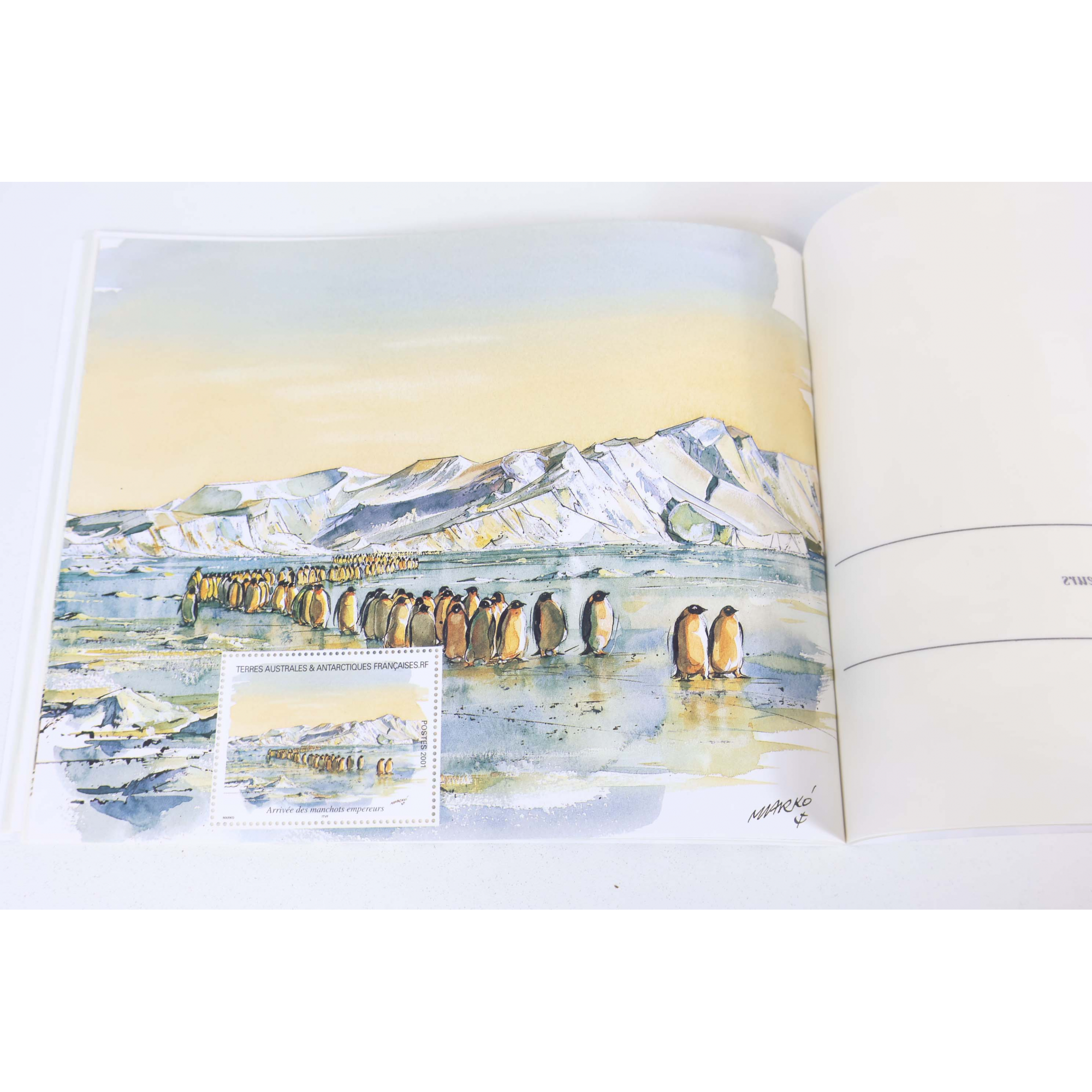 TAAF N° C308 CARNET DE VOYAGE TERRE ADÉLIE, EDITION PRESTIGE, 2001