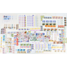 FRANCE LOT DE TIMBRES - BLOCS - CARNETS EN FRANCS TIMBRES NEUFS FACIALE 1454 FFR