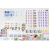 FRANCE LOT DE TIMBRES - BLOCS - CARNETS EN FRANCS TIMBRES NEUFS FACIALE 1454 FFR