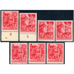 ALLEMAGNE YT LOT DE TIMBRES N°825 ET 826 NEUFS** BELLE COTE ANNÉE 1945
