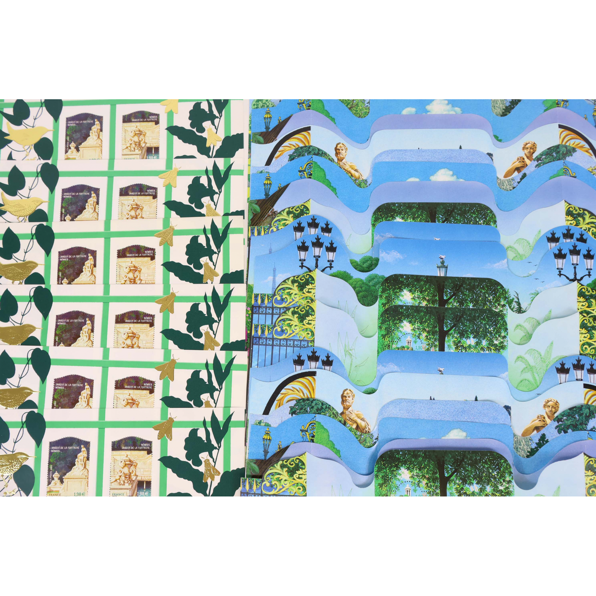LOT BLOCS TIMBRES EUROS A PARTIR DE 1.90€ AVEC DÉFAUTS POUR AFFRANCHIR VF 123.6€