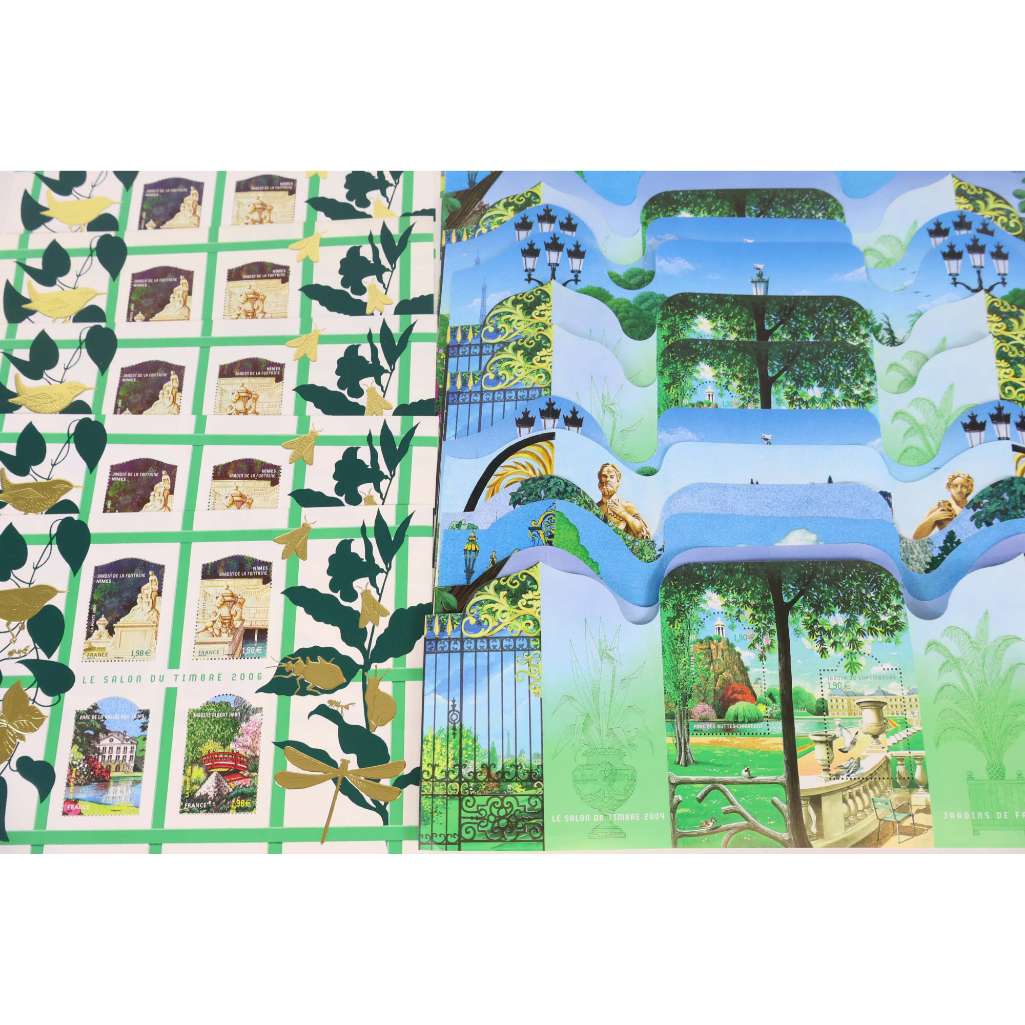 LOT BLOCS TIMBRES EUROS A PARTIR DE 1.90€ AVEC DÉFAUTS POUR AFFRANCHIR VF 123.6€