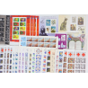 LOT BLOCS ET CARNETS TIMBRES EN FRANCS AVEC DÉFAUTS POUR AFFRANCHIR VF 139.55€