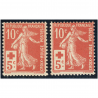 FRANCE LOT DE 2 TIMBRES N°147 NEUFS** CROIX-ROUGE ANNÉE 1914 COTE 200€