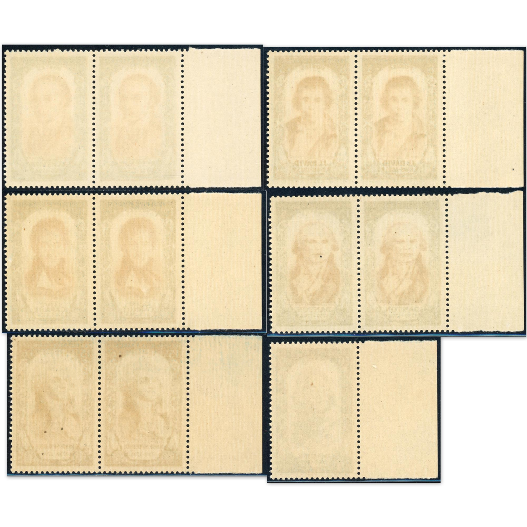 FRANCE N°867/872 NEUFS** CÉLÉBRITÉS FRANÇAISES TIMBRES NEUFS** COTE 180€