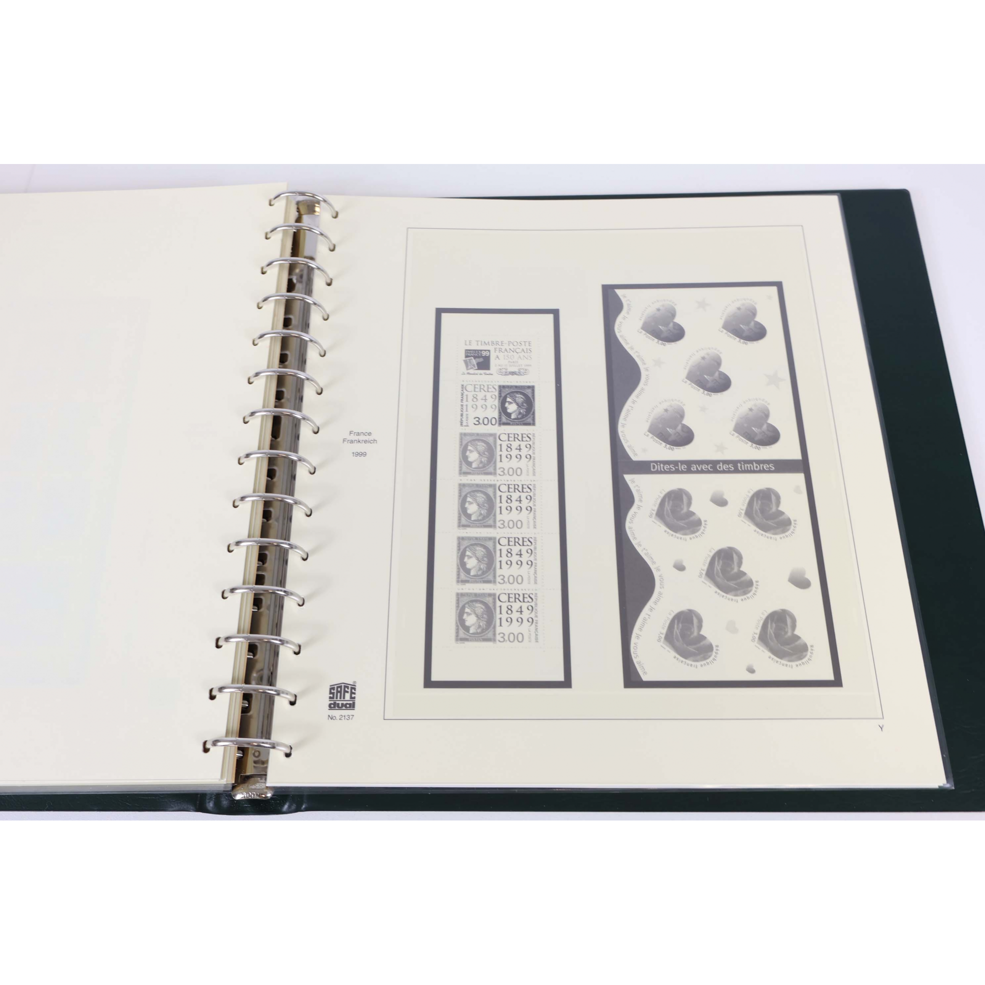 FRANCE COLLECTION DE TIMBRES NEUFS DE 1997 À 1999 FAC 1043 FFr CLASSEUR SAFE
