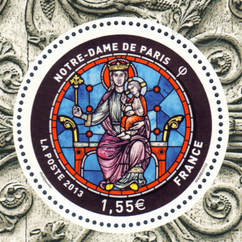 BLOC SOUVENIR N° 78 NOTRE DAME DE PARIS (SERIE ARTISTIQUE) TIMBRES NEUFS** 2013