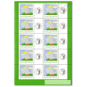 FEUILLE PERSONNALISÉE TIMBRES ANNIVERSAIRE BABAR F3927A AVEC VIGNETTE CÉRÈS