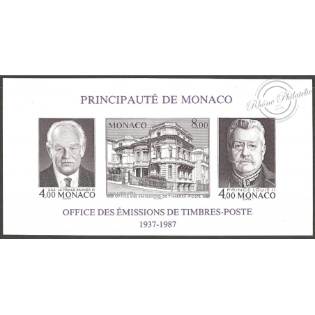 BLOC TIMBRES MONACO N°_39a OETP LUXE
