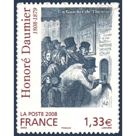 TIMBRE POSTE AUTOADHESIF 224 HONORE DAUMIER 2008 NEUF**