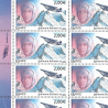 POSTE AERIENNE N° 68 ADRIENNE BOLLAND COLLECTOR FEUILLE DE 10 TIMBRES NEUFS**