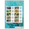 FEUILLE F3866B LES IMPRESSIONNISTES, TIMBRES AUTOADHESIFS VIGNETTE PACAC