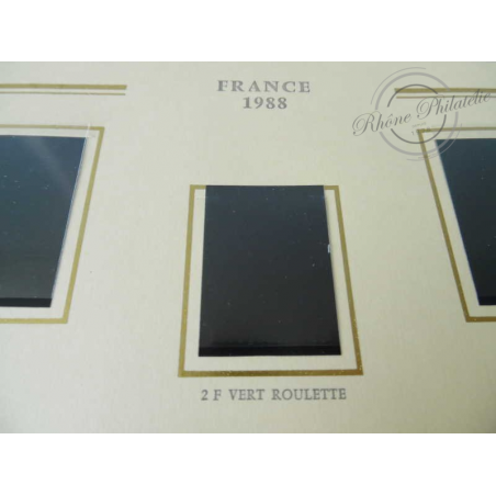 FEUILLES CERES PRESIDENCE 1988 pour ranger timbres de France