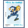 LOT DE 10 TIMBRES POSTE N°3879 SPIROU FETE DU TIMBRE (2006) LETTRE 20G MONDE