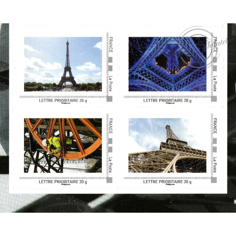 COLLECTOR LA TOUR EIFFEL ET SA DENTELLE DE FER, TIMBRES LETTRES 20G (2013) AUTOADHESIFS