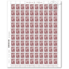FEUILLES TIMBRES POSTE N°4571 MARIANNE DE BEAUJARD (2011) BRUN PRUNE LETTRE 250G