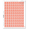 FEUILLE TIMBRES POSTE N°3734 MARIANNE ROUGE DE LAMOUCHE (2005)