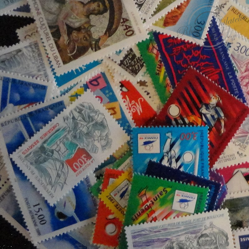 LOT TIMBRES-POSTE EN FRANCS FACIALE 115€, 30% DE REMISE