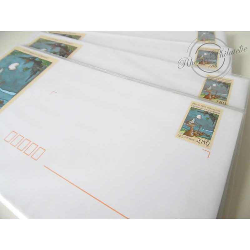 LOT DE PRETS-A-POSTER "LES FABLES DE LA FONTAINE" VALEUR INDIQUÉE DE 2.80FFr