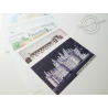 LOT DE 5 ENVELOPPES PRET-A-POSTER CARTES ASSORTIES SUR CHATEAUX DE LA LOIRE