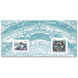 BLOC SOUVENIR FRANCE N° 109 BASILIQUE CATHEDRALE SAINT DENIS ANNÉE 2015 NEUF**