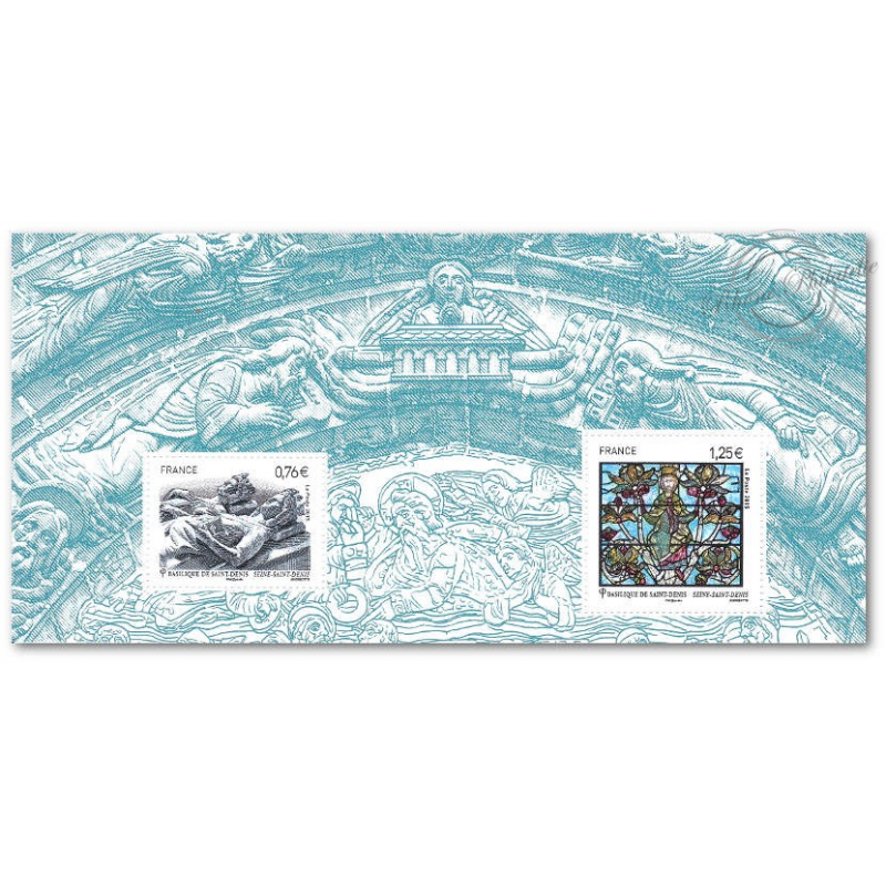 BLOC SOUVENIR FRANCE N° 109 BASILIQUE CATHEDRALE SAINT DENIS ANNÉE 2015 NEUF**