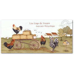 BLOC SOUVENIR N°115/115A LES COQS DE FRANCE TIMBRES NEUFS** ANNEE 2015