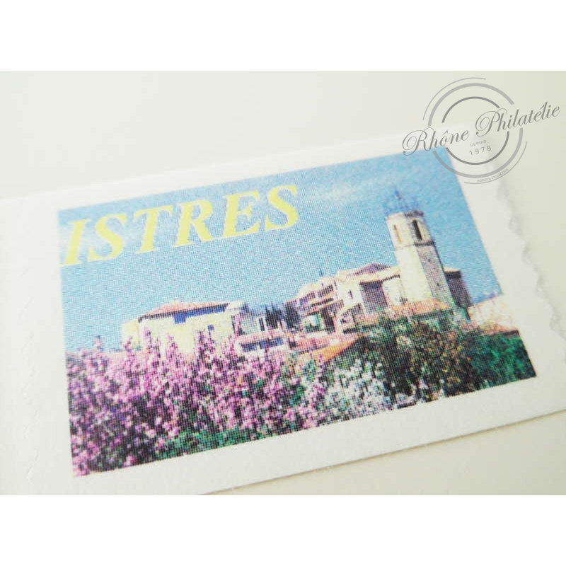 TIMBRE PERSONNALISE N°3729A MARIANNE 14 JUILLET, VIGNETTE ISTRES EGLISE