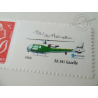 TIMBRE PERSONNALISE N°3802Ab MARIANNE LAMOUCHE PHIL@POSTE, EUROCOPTER SA341 GAZELLE