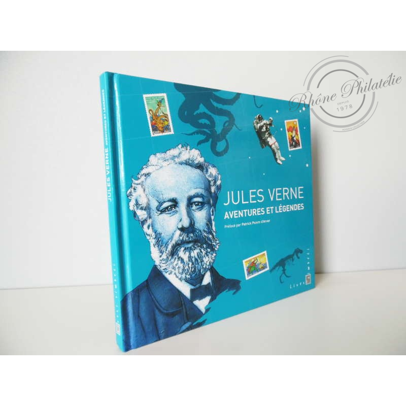 FRANCE, LIVRE DES TIMBRES " JULES VERNE : AVENTURES ET LÉGENDES " ANNÉE 2005