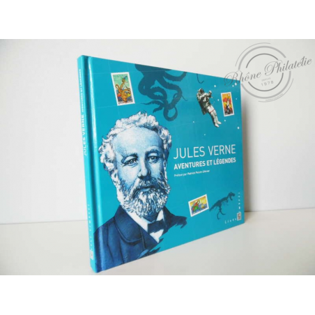 LE LIVRE DES TIMBRES "JULES VERNE : AVENTURES ET LEGENDES"