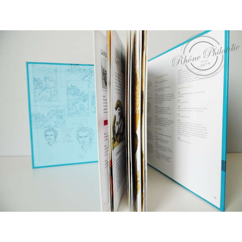 FRANCE, LIVRE DES TIMBRES " JULES VERNE : AVENTURES ET LÉGENDES " ANNÉE 2005