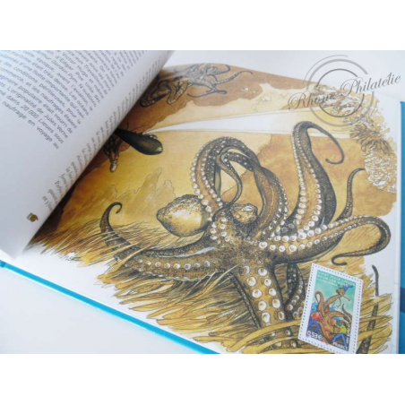 LE LIVRE DES TIMBRES "JULES VERNE : AVENTURES ET LEGENDES"